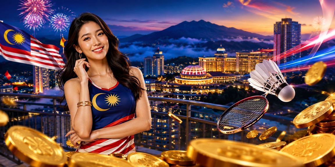 Pemandangan resort hiburan Genting Highlands sebagai latar platform 25000